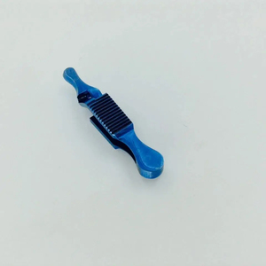Pinzas Oftálmicas Manuales de Titanio con Mandíbula Recta de 10 mm, Instrumento Quirúrgico Reutilizable, Herramienta Médica de Precisión para Uso Hospitalario, con Certificación CE - Product Image 1