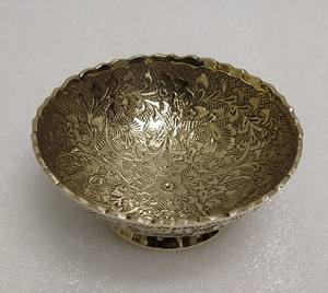 Haute Qualité Doré Mini Bol De Service En Laiton Matériel Maison Hôtel Restaurant Vaisselle De Table Commercial Acheteur Alimentaire Sûr En Métal - Product Image 3