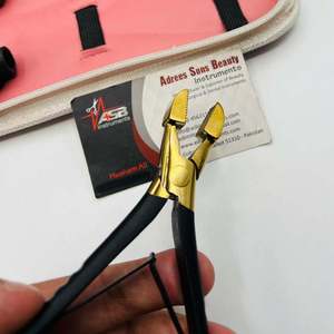 Kit d'outils pour extensions de cheveux à la kératine Fusion, pince, impression de logo personnalisée, acier inoxydable, plastique, kit d'outils de beauté, service OEM - Product Image 4