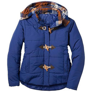 Chaqueta Corta de Invierno para Mujer de Alta Calidad, Chaqueta Acolchada de Lona, Color Personalizado, Relleno de Algodón Teñido, Ecológica y Transpirable - Product Image 3