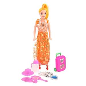 Poupée de mode 7 pièces - Orange - Product Image 1
