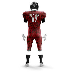 Customized Football Jersey Set, Competition Training Team Uniform <b>American</b> Football Uniform Uniform Design <b>Clothing</b> Manufacturer - Product Image 5