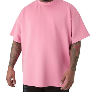 Nurak 2025 T-shirt décontracté pour homme surdimensionné 100% coton uni à manches courtes et longueur régulière Collection 2025 - Product Image 5