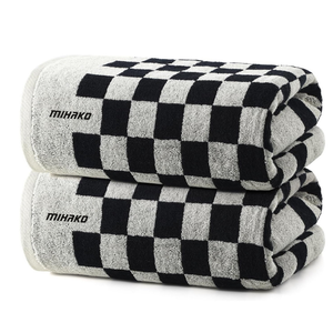 Ensemble de serviettes de bain douces en polaire personnalisées, serviette de visage absorbante |   Serviette de bain personnalisée en coton pakistanais 100% 600 g/m² - Product Image 1