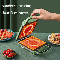 2025 Offre Spéciale petit appareil ménager gaufrier Sandwich et petit déjeuner avec plaques interchangeables pour Steak frying Machine