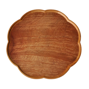 Bandeja de Servicio de Madera de Grado Comercial |   Bandeja de Madera Maciza para Alimentos, para Uso en Hoteles y Restaurantes, Utensilios de Cocina, Decoración del Hogar - Product Image 3