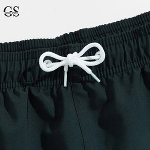 Shorts de sport décontractés pour hommes, couleur dégradée, séchage rapide, respirants, avec cordon de serrage, poches, taille élastique, bermudas tissés - Product Image 3
