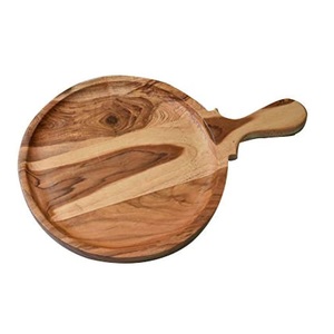 Nuevo y Elegante Soporte Metálico para Pizza y Pala para Pizza con Mango de Madera Plegable para Pizza Hecha a Mano a Bajo Precio - Product Image 1