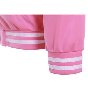 Veste de bombardier de baseball Varsity enduit pour hommes coupe-vent décontracté Letterman léger col montant à capuche - Product Image 6