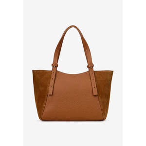 Structured <b>Handbag</b> in Genuine Dollar and suede Leather - Made in Italy - Art. 25404 - Product Image 3