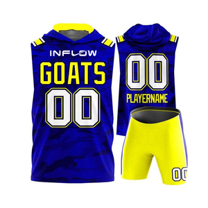 Camiseta de fútbol al por mayor 7 en 7 uniforme sublimación personalizado fútbol americano 7on7 uniformes nuevo diseño fútbol 7v7 uniformes - Product Image 6