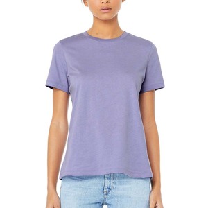 Camisetas de cuello redondo de manga corta transpirables para mujer - Product Image 3