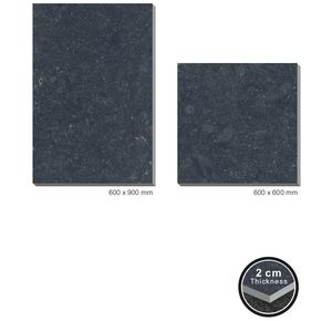 600x600 black negro adoquines de 2 cm azulejo 20mm d'épaisseur carreaux nitrifiés sol extérieur qualité AAA taux économiques de haute qualité - Product Image 1