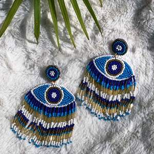 Boucles d'oreilles élégantes, personnalisées, multi-perles, pour femmes, bijoux de fête, au meilleur prix, boucles d'oreilles à perles - Product Image 5