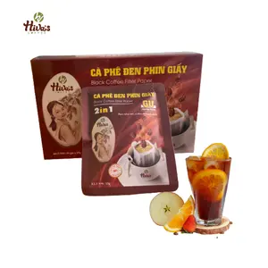 Bon fournisseur à l'usine Viet Nam café célèbre marque Drip coffee Specialty Arabica Dark roast OEM 10g bag Ready to Export