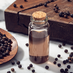 Huile essentielle de poivre noir ayurvédique de haute qualité presse à froid inde soulagement naturel Fatigue Stress Massage Grade 12 mois de conservation - Product Image 1