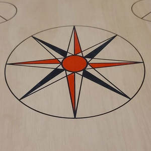 Plateau de jeu en bois naturel de haute qualité, pièces de jeu de famille, ensemble de plateau de jeu avec pièces de frappe et poudre - Product Image 6