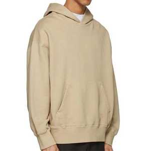 Sweat à capuche épais et lourd pour homme, coupe oversize, épaules tombantes, en molleton bouclette 380 360 320 g/m², personnalisable avec logo - Product Image 1