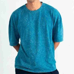 T-shirts unis en coton pour hommes de qualité supérieure fabriqués au Pakistan en tissu confortable au design unique T-shirts pour hommes - Product Image 5