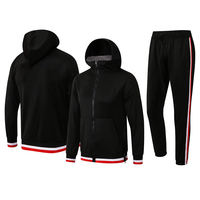 Survêtement unisexe personnalisé pour l'entraînement au basketball et au football, uniforme à manches courtes, de haute qualité, personnalisable, décontracté, hiver, 100% coton