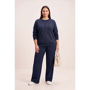 Conjunto Deportivo Modal con Bolsillos y Cordones, Color Azul Marino - Product Image 4