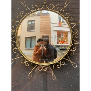 Miroir mural vintage pour salle de bain, qualité supérieure, forme carrée, fleur, luxe, nouveau look, décoration murale au meilleur prix - Product Image 3