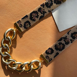 Collar con Estampado de Leopardo, Accesorio Elegante y con Estilo para Fiestas - Product Image 6