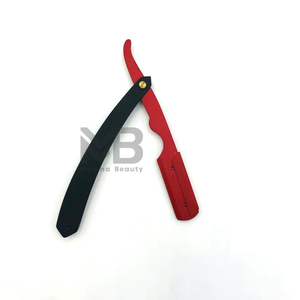 Maquinillas de afeitar manuales profesionales de acero inoxidable con mangos de bambú/madera para hombres Suministros de barbería Pedidos a granel - Product Image 2