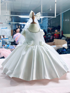 Nouvelle Robe de Soirée en Satin Modèle 2025 pour Filles, Col Halter avec Nœud, Perles, Sans Manches, Longue, Décontractée, Écologique, Fabriquée au Vietnam - Product Image 3