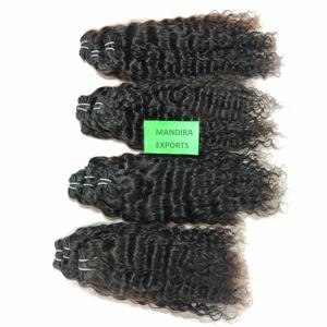 Extensiones de templo vietnamita rizado Natural de doble trama 100% para mujeres negras, máquina negra barata para mujeres, onda profunda suelta India - Product Image 1