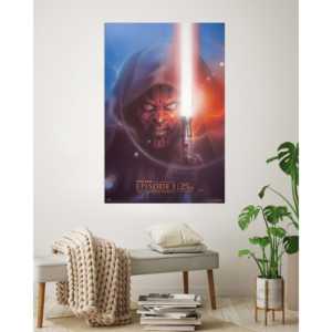 Póster artístico del 25.º aniversario de Star Wars Episodio 1 para decoración de pared - Product Image 3