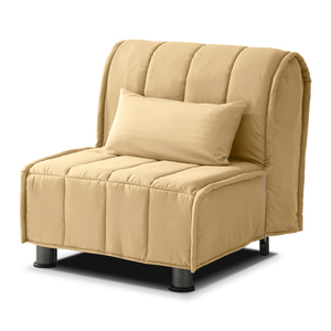 EVERGREENWEB - 1-seater <b>sofa</b> <b>bed</b> 80x190 cm Mattress and pillow Made in Italy Removable and washable cover <b>Folding</b> <b>bed</b> EVENING - Product Image 4