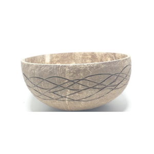 Precio barato para Vietnam Ecológico Natural 100% Cuenco de cáscara de coco hecho a mano Tazón de coco pulido de Vietnam - Product Image 4