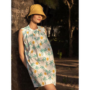Vestido Midi con Volantes Florales y Apliques, Diseño Personalizado de Una Pieza para Club y Uso Diario - Product Image 2
