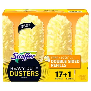 Swiffer duster kit iniciante resistente, cabo + recarga (17 contagem)