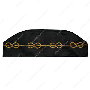 Ropa masónica unisex para adultos gorra con nudo dorado para uso en Iglesia - Product Image 1