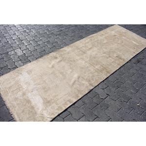 Vintage <b>Rug</b>, <b>Runner</b> 3.2x9.6 ft <b>Rug</b>, Brown Moroccan <b>Rug</b> - Product Image 3