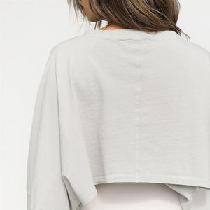 Venta al por mayor sostenible mujeres Crop Top transpirable diseño único mujeres Crop Top tamaño personalizado mujeres Crop Top moda personalizada - Product Image 4