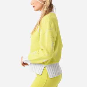 Suéter de mujer bordado personalizado 2025, ropa fina de cuello completo para exteriores para otoño e invierno con logotipo frontal - Product Image 4