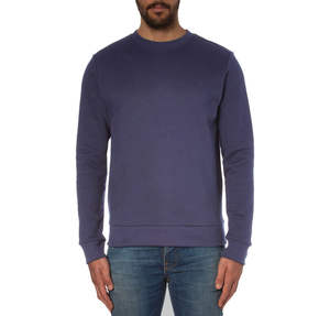 Sudadera de lana ligera y acogedora para hombre, manga larga, cuello redondo, diseño de estampado sólido, teñido liso para invierno, gimnasio, ocio - Product Image 1