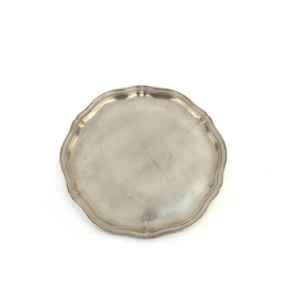 Plateau décoratif pour la maison, design industriel moderne et unique, personnalisable, texture argentée, aluminium ovale, fabrication artisanale, qualité supérieure - Product Image 4