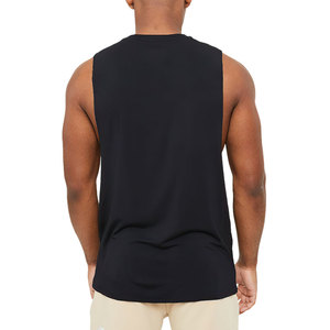 OEM Custom logo <b>Mens</b> Muscle Fit Sleeveless t Shirt Workout Sports Gym <b>Vest</b> Bodybuilding <b>Stringer</b> Tank Top - Product Image 4