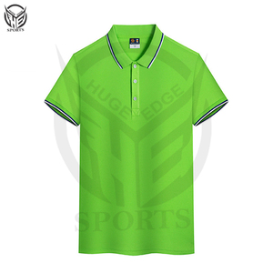 Polo personalizado para hombre, tejido de punto transpirable con opción de logotipo personalizado de uniforme en blanco - Product Image 4