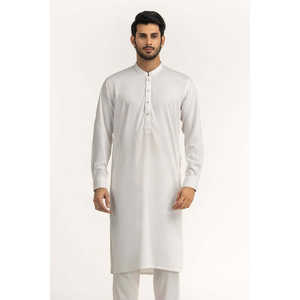 Chemises habillées chromées non cousues, anti-plis, en tissu mélangé, technique de teinture unie - Product Image 5