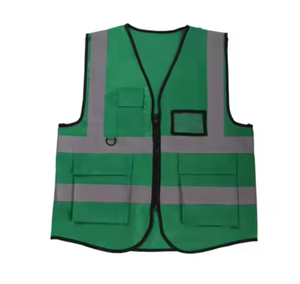 Fabrication de gilet de sécurité de haute qualité Logo personnalisé Vêtements de construction Veste de sécurité multicolore Gilet haute visibilité - Product Image 2