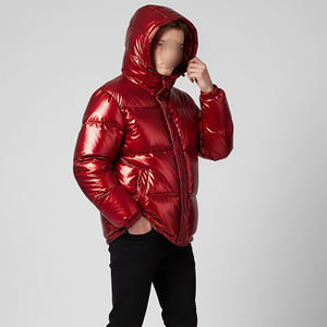 Chaqueta Bomber de Invierno con Capucha, Impermeable y Cortavientos, de Primera Calidad, para Hombre, con Cremallera, Lisa, Teñida, Material de Poliéster/Algodón - Product Image 5