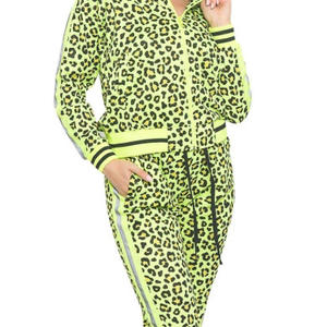 Traje deportivo cálido de invierno de 2 piezas para mujer, conjunto de chándal de manga larga con capucha, chándal de talla grande con estampado sólido - Product Image 2