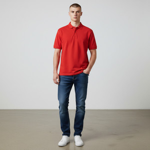 Camisetas Polo Blancas al por Mayor, 100% Algodón, Corte Regular, Casuales para Hombre, Disponibles en 19 Colores - Product Image 5