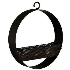 Comedero para Pájaros Colgante de Metal Moderno, de Gran Capacidad, Resistente a la Intemperie, con Baño para Pájaros y Casa para Aves Silvestres - Product Image 5