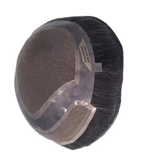 Toupee para Hombre Taz Hair, Peluca de Cabello Humano 100%, Densidad Cruda 60%-150%, Cabello Indio Remy, Resistente al Agua, Ondulado - Product Image 2